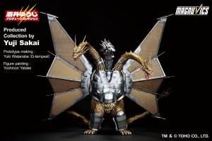Godzilla Vs. King Ghidorah 1991 Mecha-King Ghidorah 14" Ichibansho Sofvics Figure